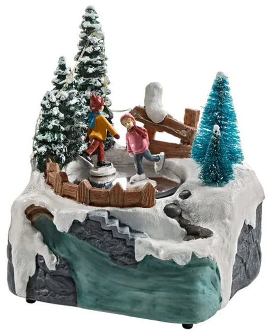 LIVARNO home Christmas LED village (skaters)