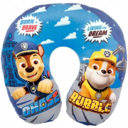 Children's neck pillow, 28 x 26 cm Paw Patrol