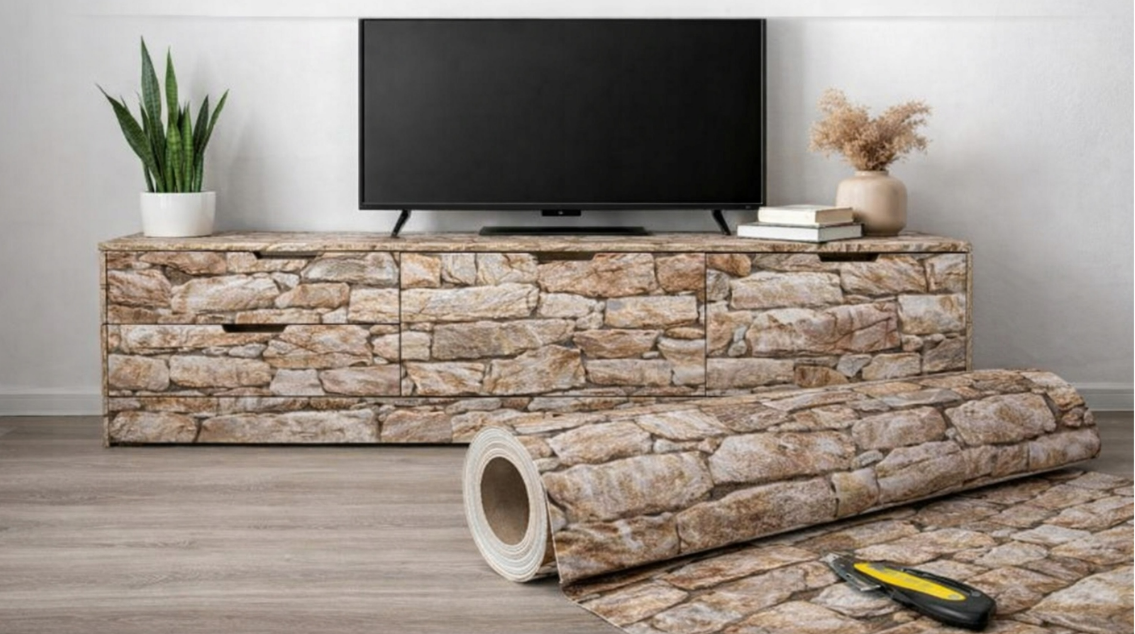 Livarno Home Wood Imitation Veneer 67,5 x 150cm