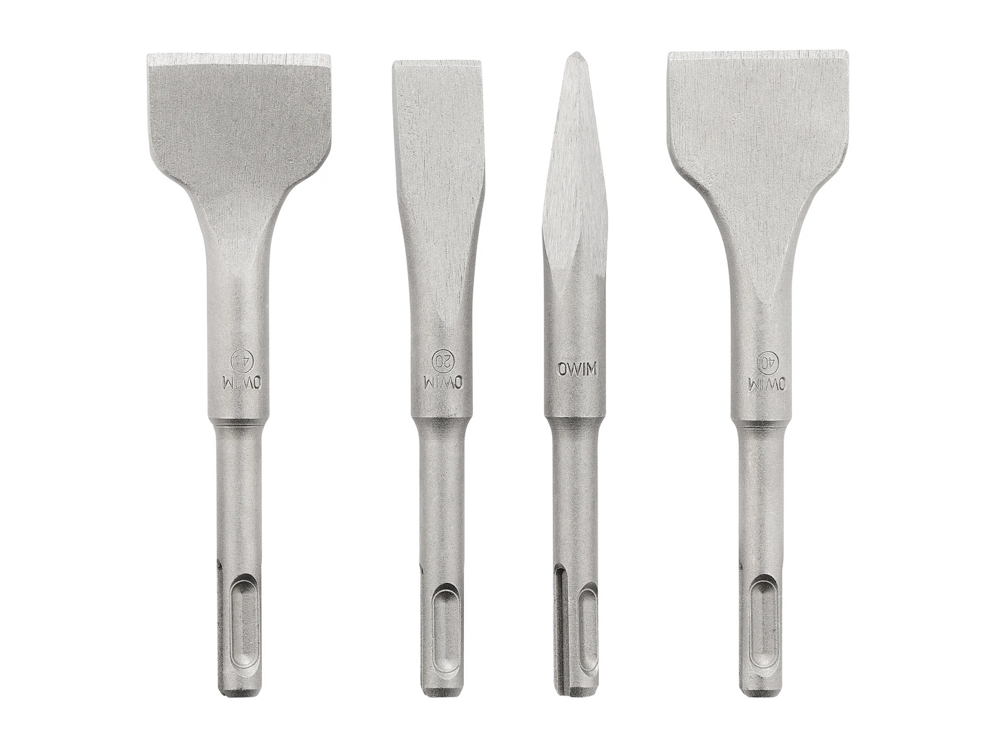 Parkside 4-piece SDS-Plus short chisel set