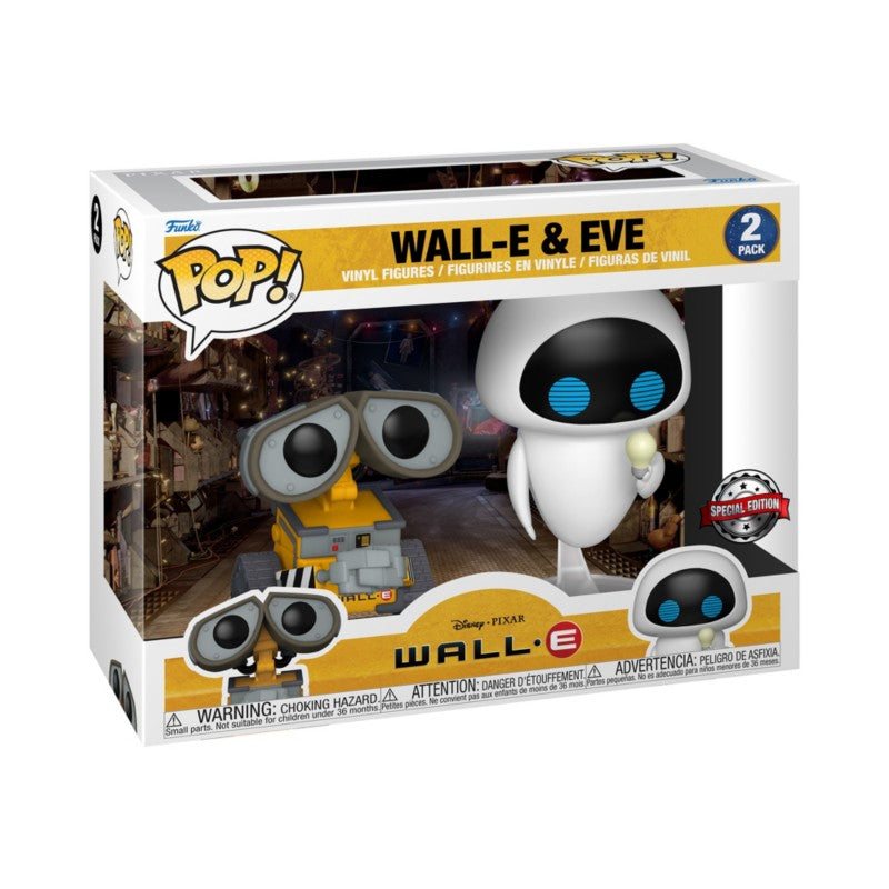 Funko WALL-E and EVE Pop! special edition vinyl