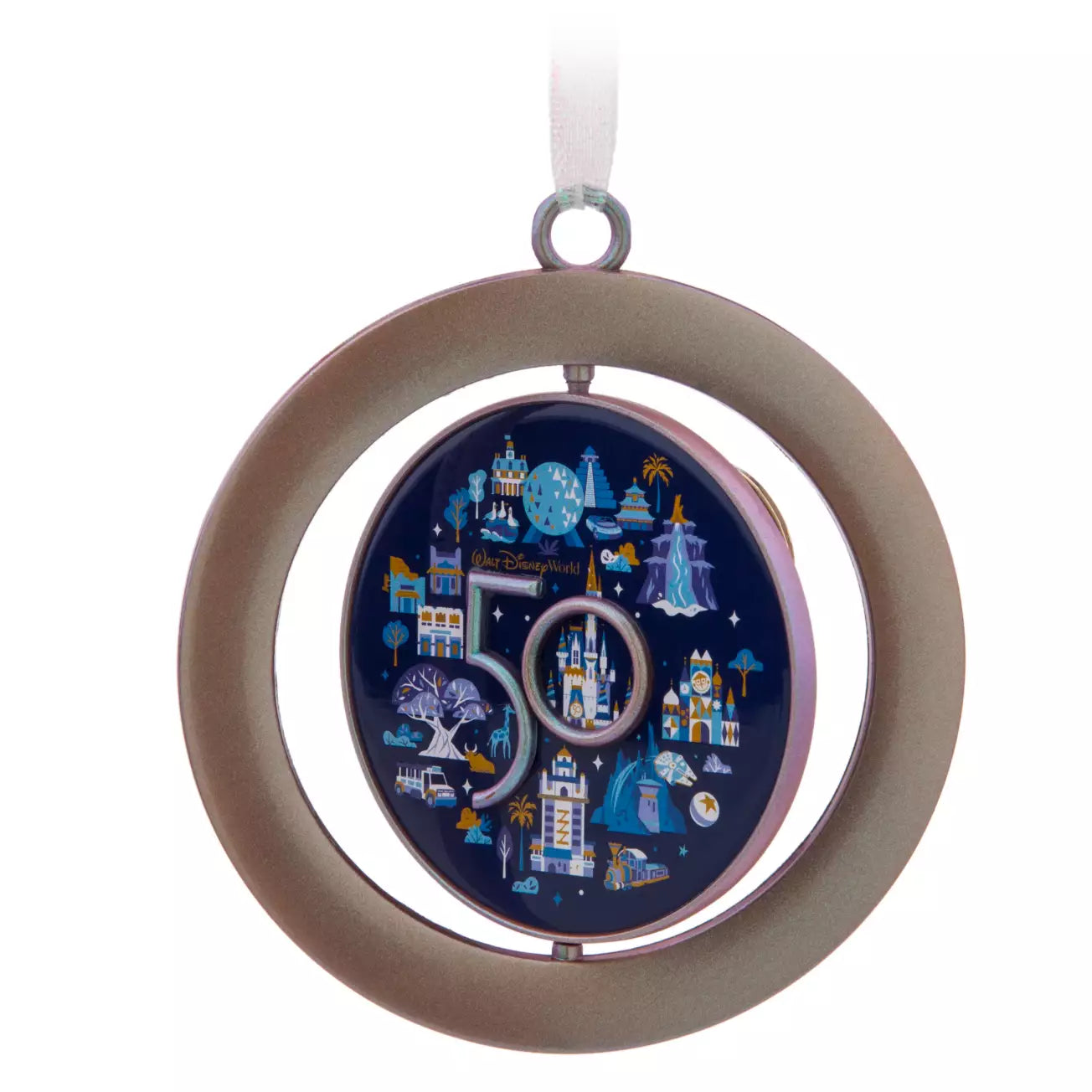 Walt Disney World 50th Anniversary Mickey Mouse Spinning Ornament