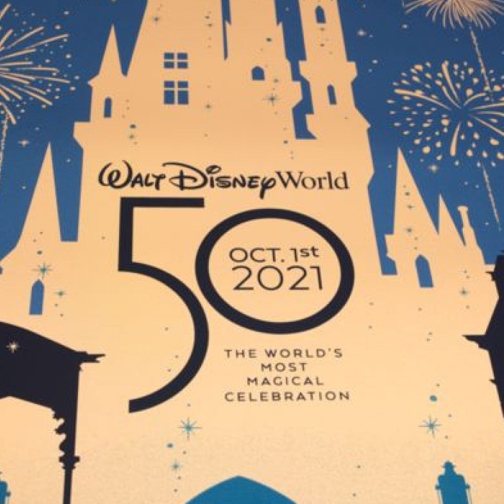 Disney Boutique: Walt Disney World 50th Anniversary Poster