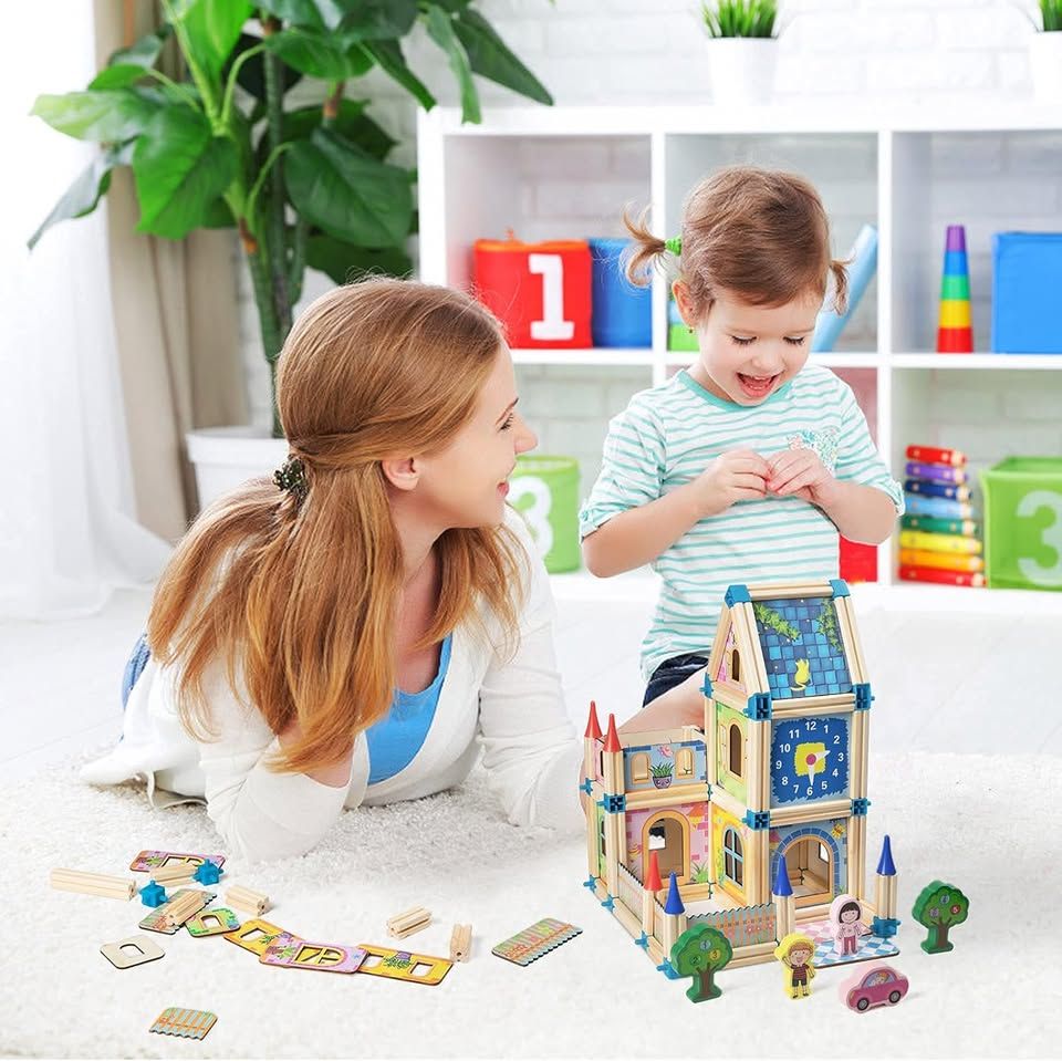 Beilaluna Master of Architecture Wooden Building Blocks Toy