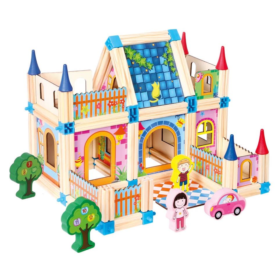 Beilaluna Master of Architecture Wooden Building Blocks Toy