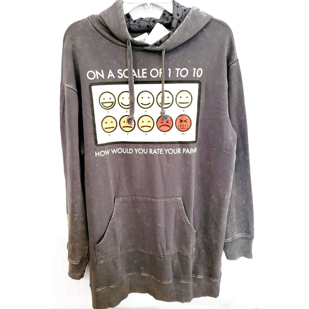 Disney Store Official Big Hero 6  Hooded Sweatshirt in Acid Wash - XL