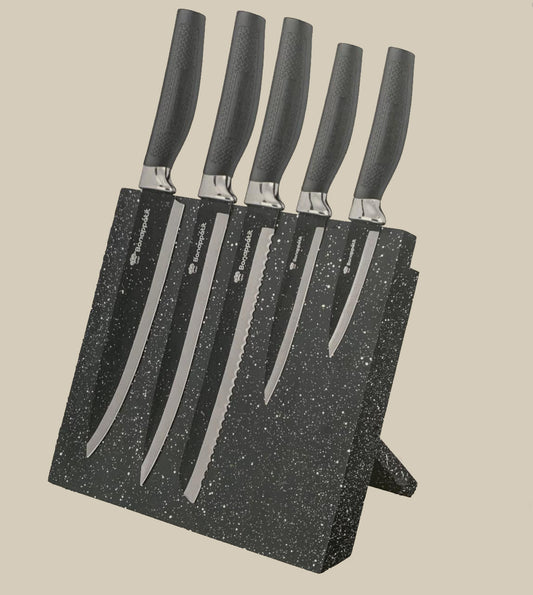 Bonappétit 6-Piece Kitchen Knife Set with Magnetic Block | BP-5006