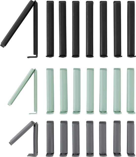 Ernesto Closing Clips - 24 pieces - Incl. storage box