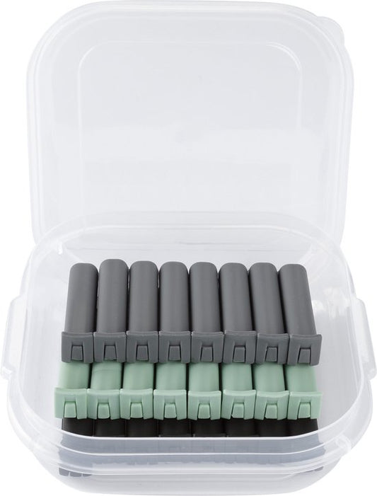 Ernesto Closing Clips - 24 pieces - Incl. storage box