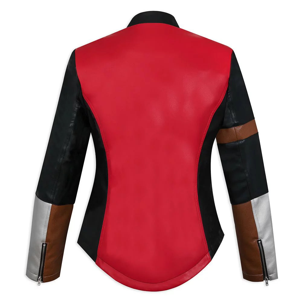 Disney Ladies Biker Jacket Thor Love & Thunder Marvel Cosplay 1XL