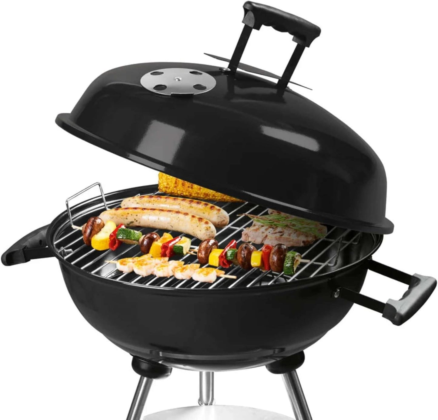 Grillmeister Kettle Barbecue Chrome-Plated Cooking Grate with Approx. 44 cm Diameter Garden