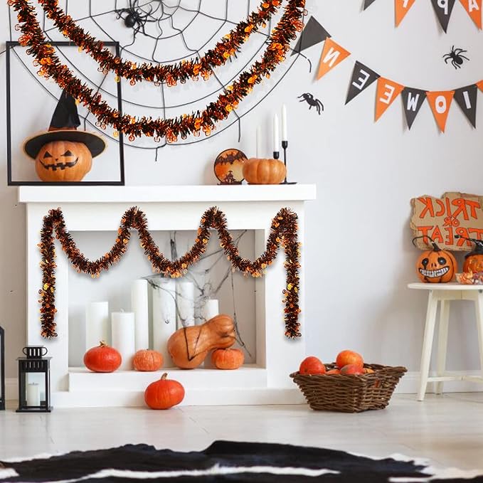 Halloween Tinsel Garland 2m