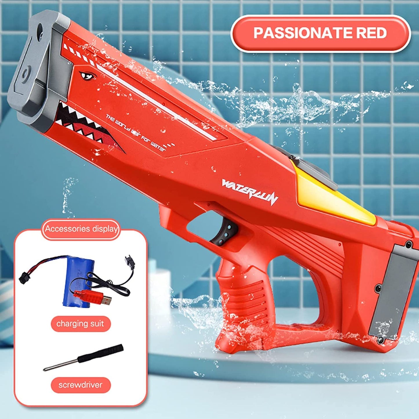 Electric Water Guns (White)