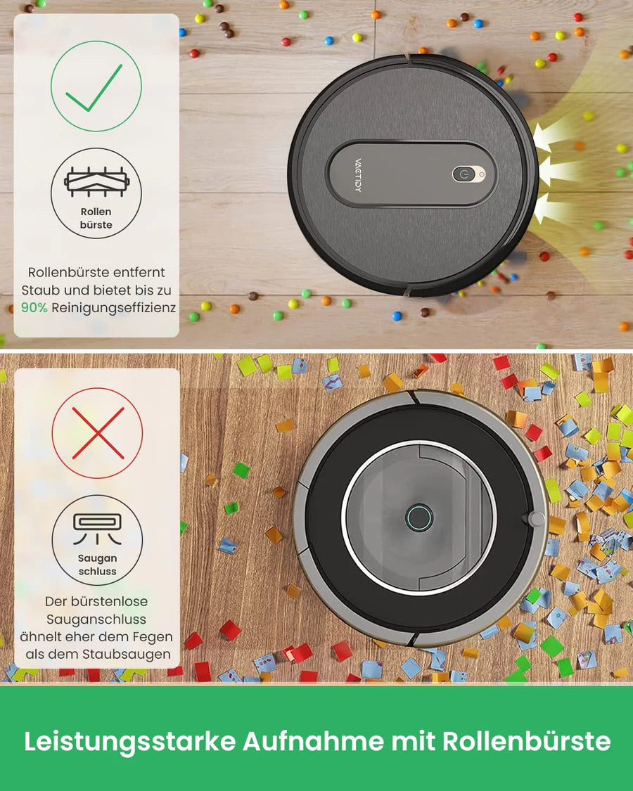 Vactidy Nimble T6 Robotic Vacuum Cleaner 2800Pa 120 Min
