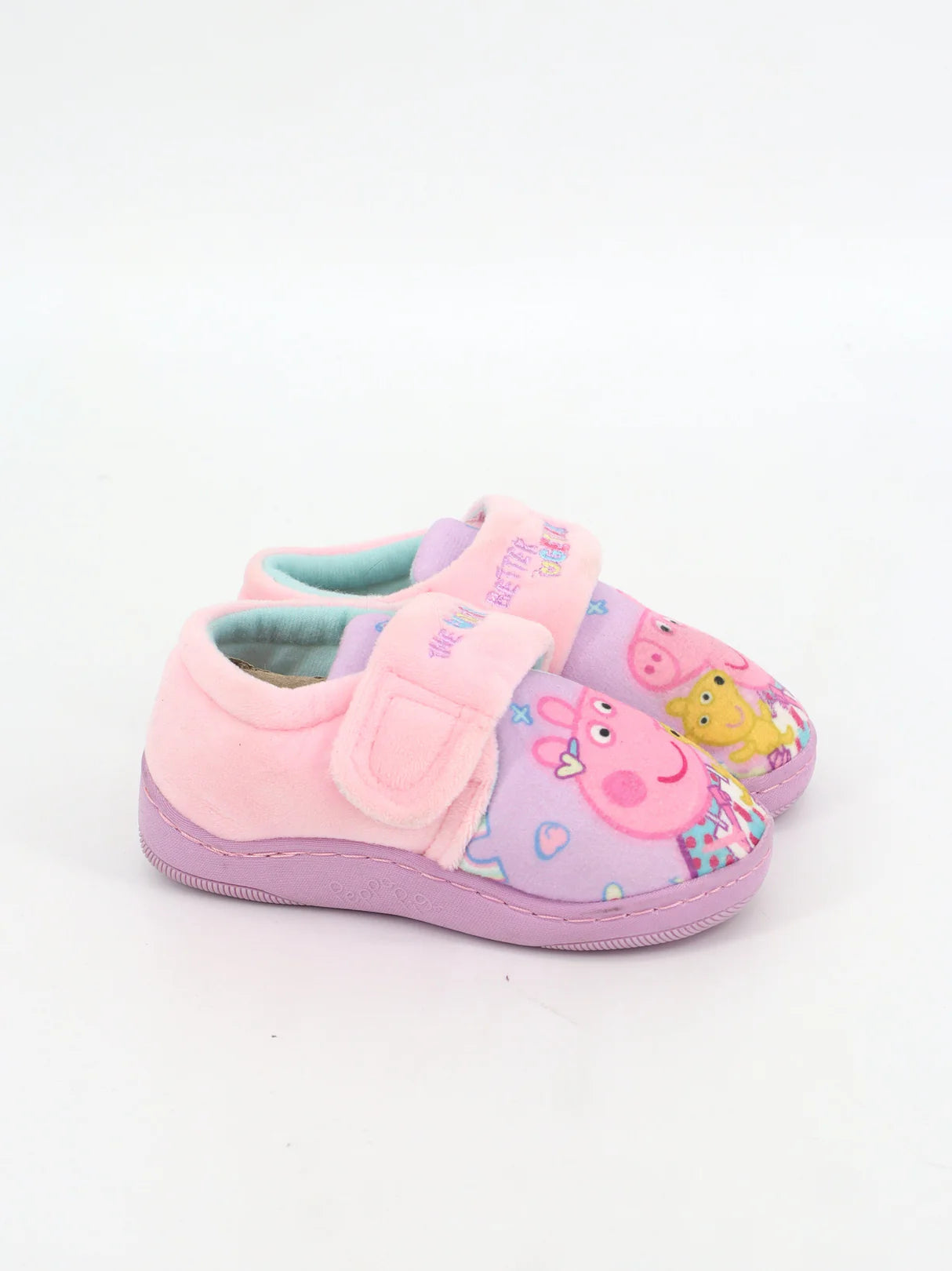 Kids Girl's Graphic Pepa Pig Printed Slippers,Pink