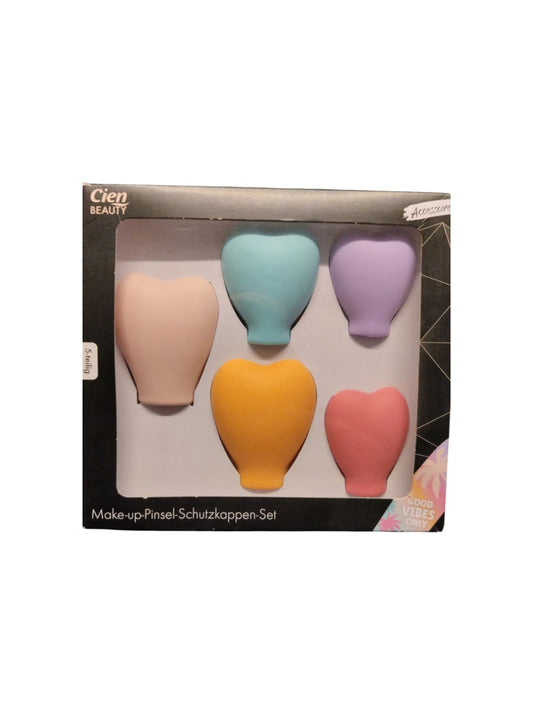 Cien Beauty Set Of 5 Protective Caps For Makeup Brushes