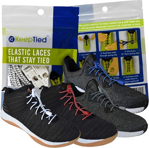 KeepTied Elastic shoelaces