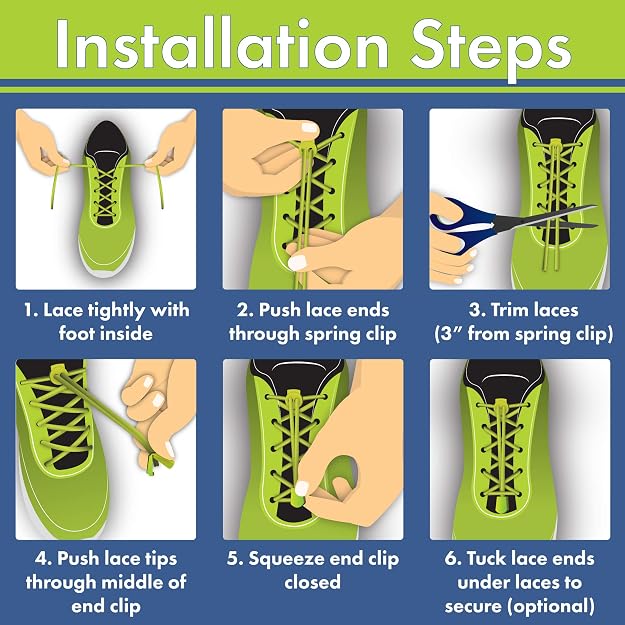 KeepTied Elastic shoelaces