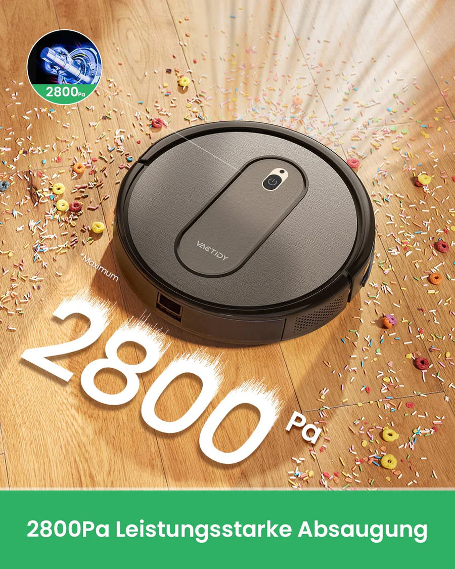 Vactidy Nimble T6 Robotic Vacuum Cleaner 2800Pa 120 Min