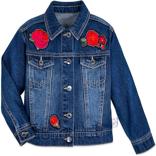 سترة ديزني مستوحاة من بيل - بيوتي آند ذا بيست إيلي 4 إيفر للفتيات - مقاس S 