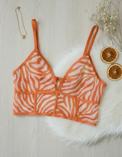 Auden Unlined Long Line Bralette (S)