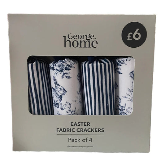Easter Fabric Crackers Pack of 4
