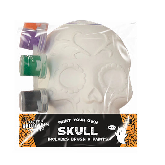 Fangtastic Halloween Paint Your Own Skull