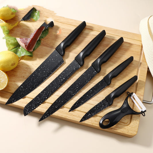 NON-STICK COATING FINISH KITCHEN KNIFE 6PCS SET