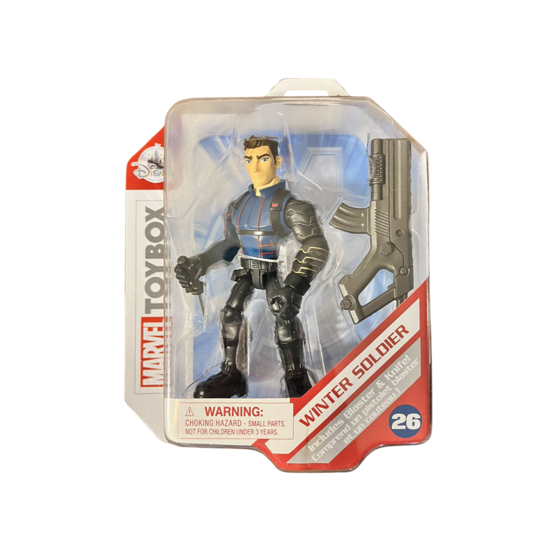 Disney Marvel Toy Box #26 Winter Soldier wIth Blaster & Knife