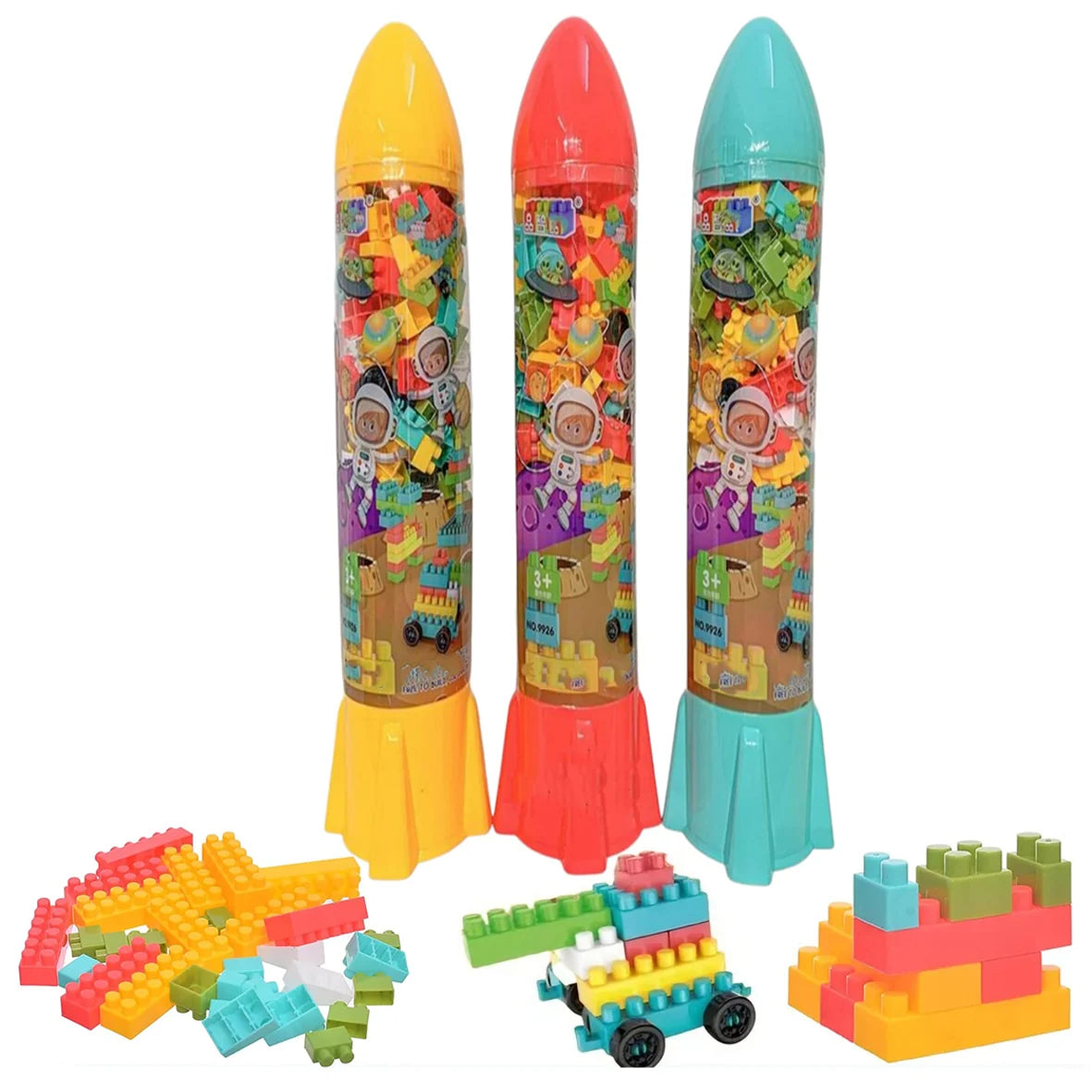 Space Rocket Building Blocks