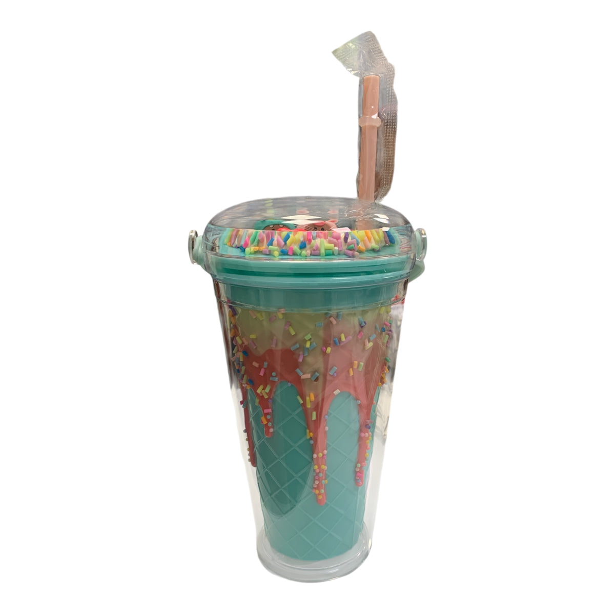 YOYOSO Hand Taking Plastic Straw Cup (450ml)