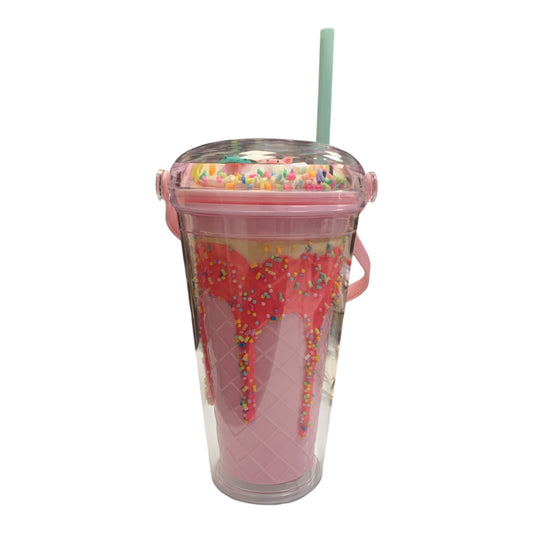 YOYOSO Hand Taking Plastic Straw Cup (450ml)