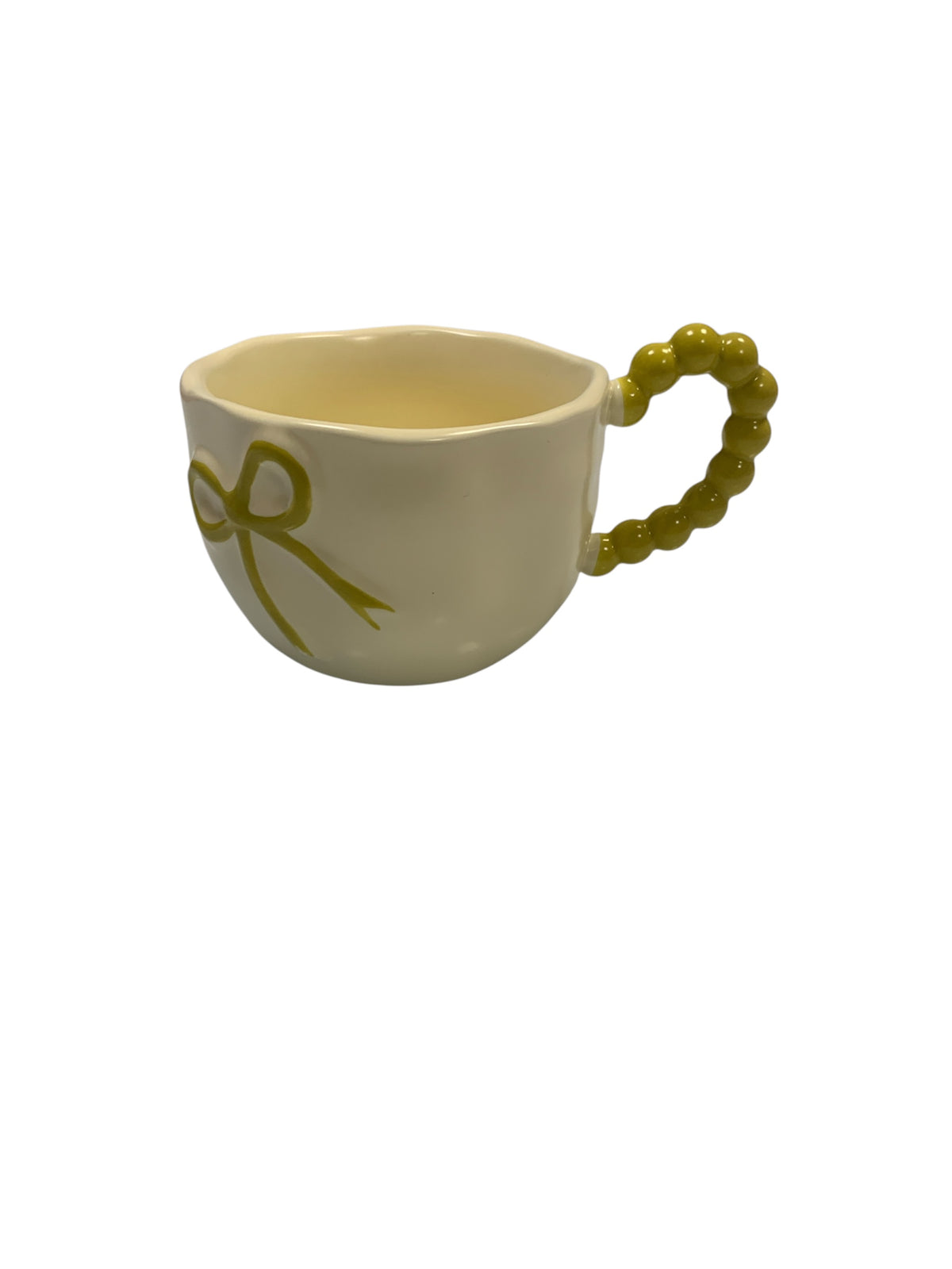Cream Bow Tie Cup 0.35 L