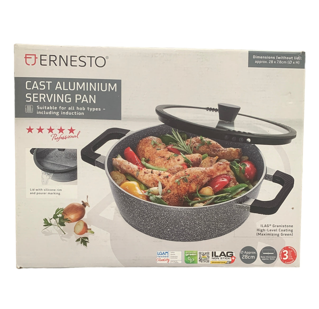 ERNESTO Cast Aluminium Serving Pan Ironbridge GT
