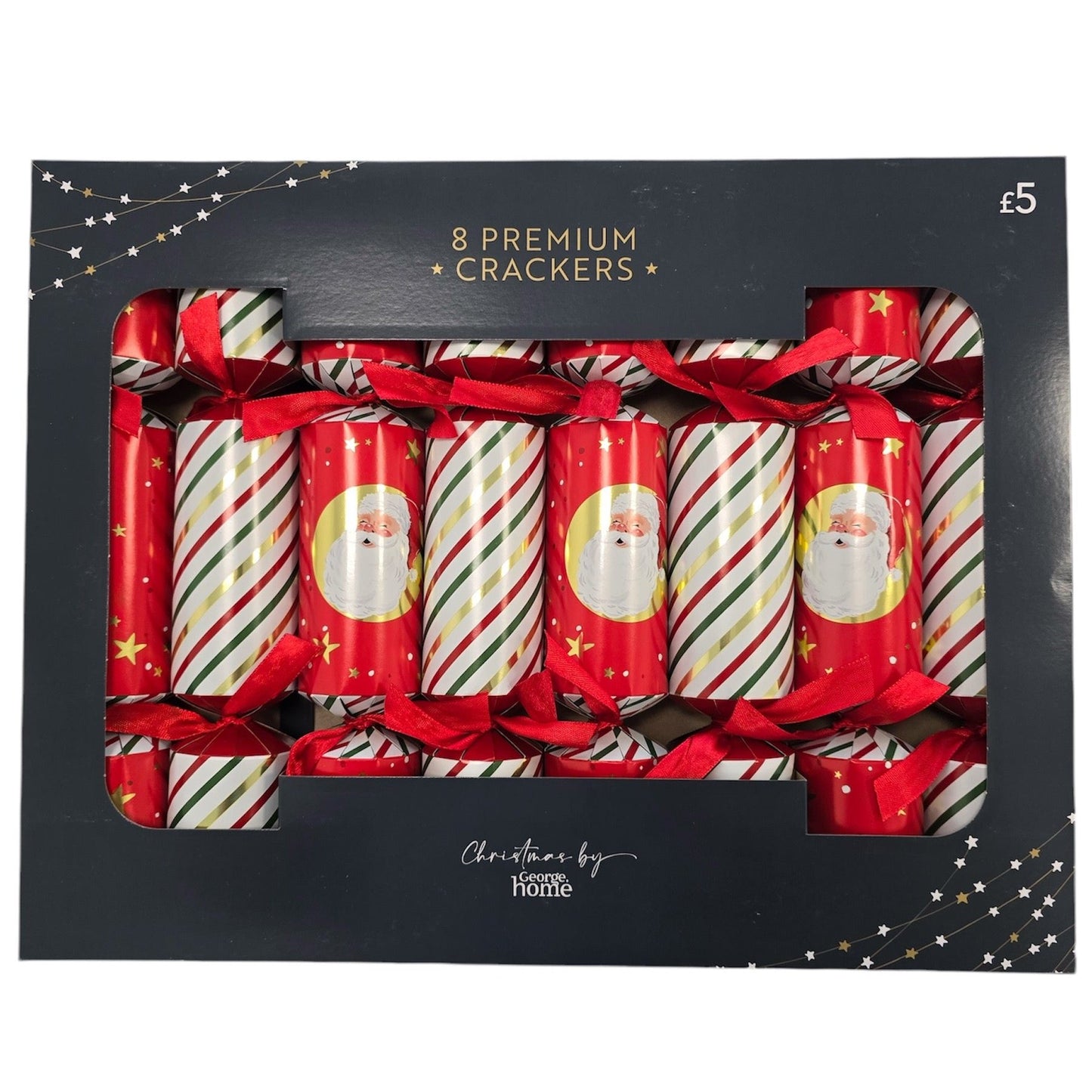 George Home 8 Premium Christmas Crackers
