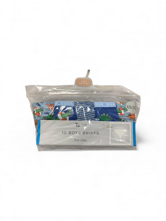 TU 10 Boys Briefs