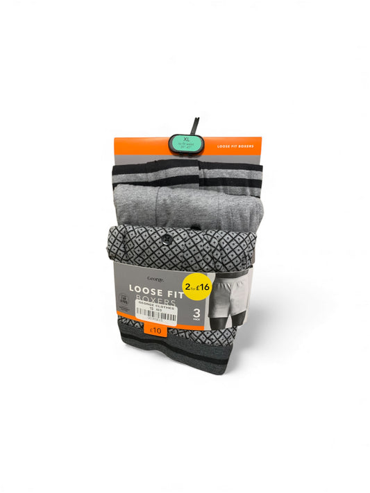 George 3 PK Loose Fit Boxers