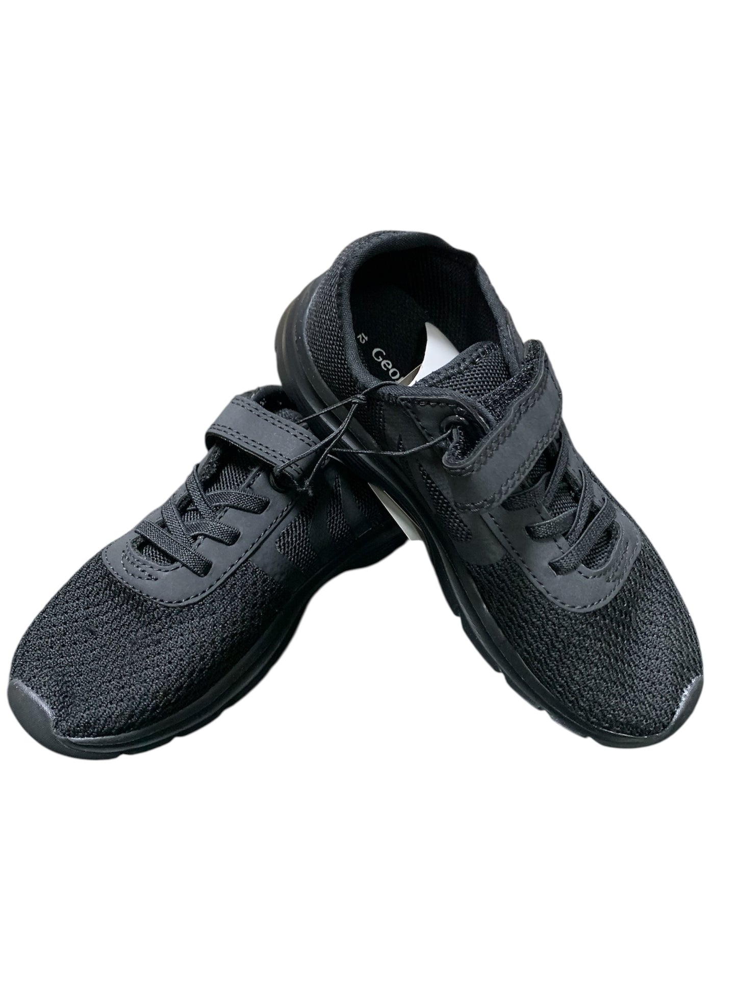 Kids Running Shoes with a Hook-and-Loop Closure.