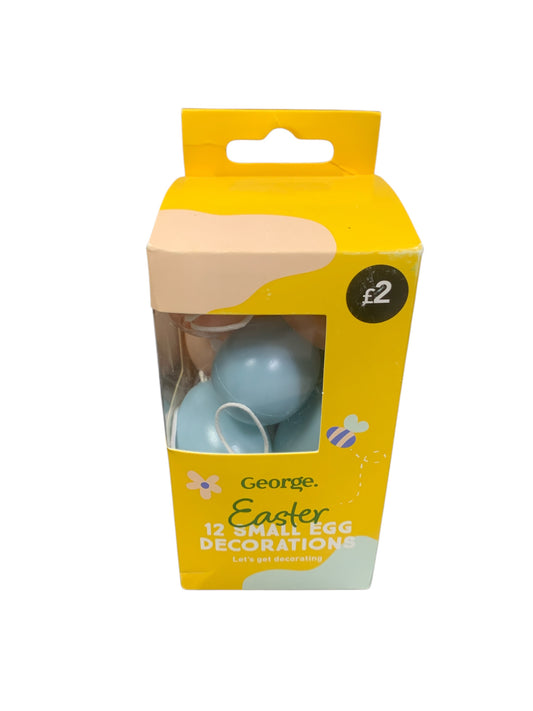 George Easter 12 SMALL EGG DECORATIONS