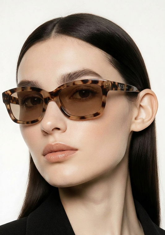 Paris Tortoiseshell Fat Face Sunglasses