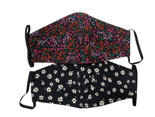 Fashion Woven Face Covering Pack of 2