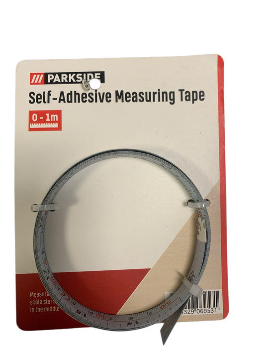 Parkside Tape measure self-adhesive, Scale starting in the middle