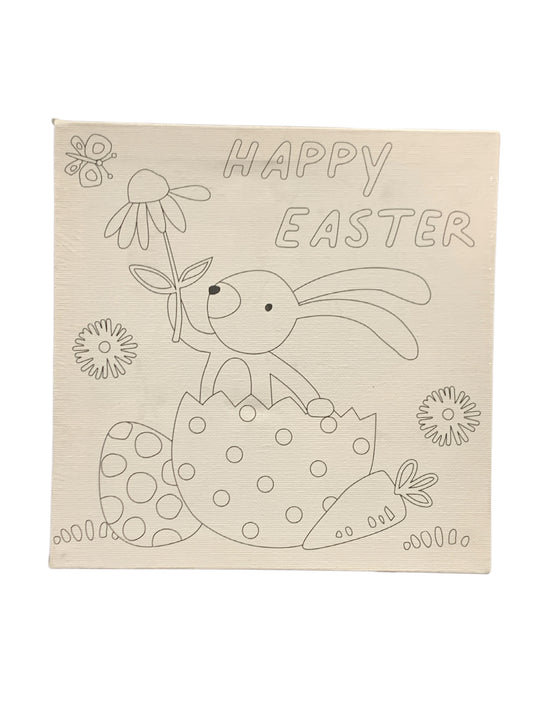 Easter Canvas Bunny Design