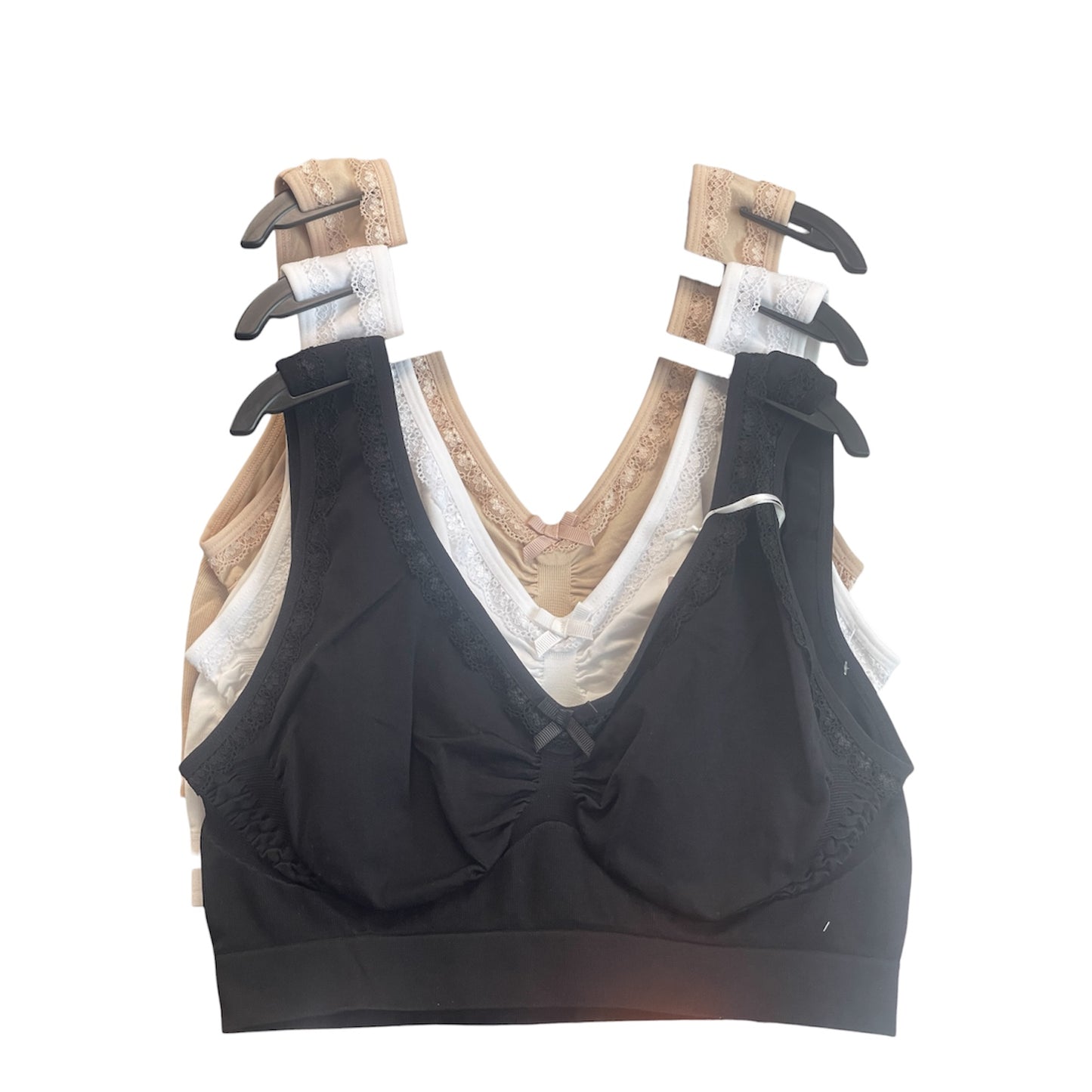 Tu seamless lace trim bras