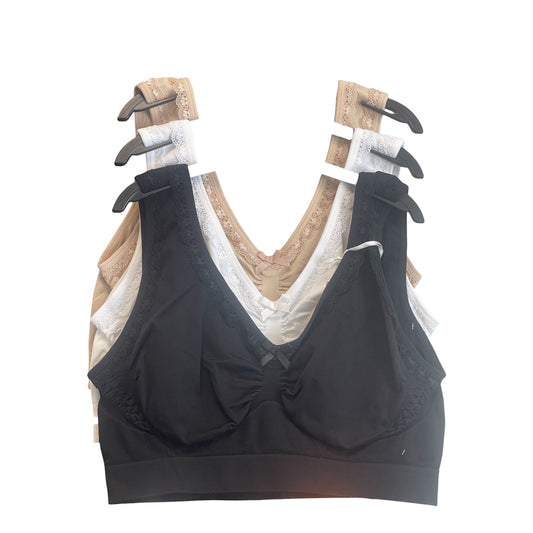 Tu seamless lace trim bras