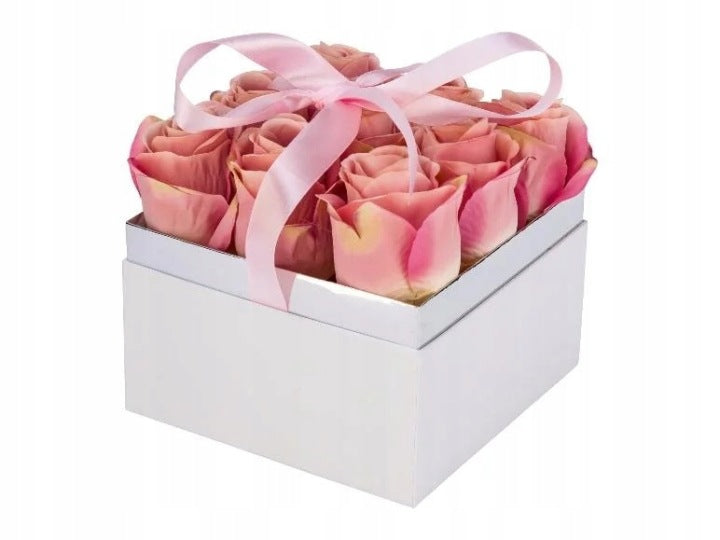 Livarno home Gift box with decorative roses, 16x16 cm