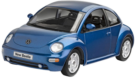 Revell 07643 VW New Beetle 1, 24 Model Kit, Blue