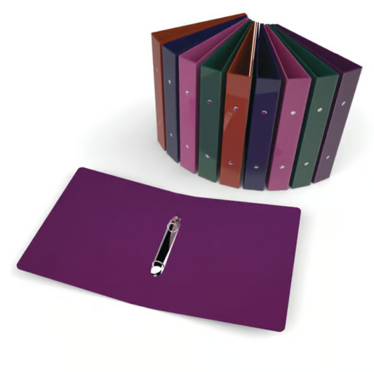 Bright Ring Binders, A4, Polypropylene, 2 Ring, Assorted Colors
