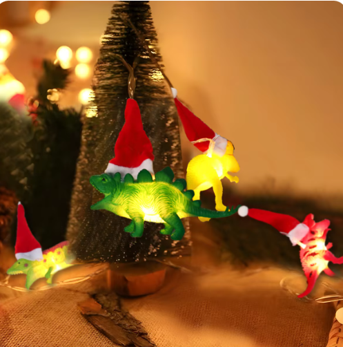 Christmas Dinosaur String Light