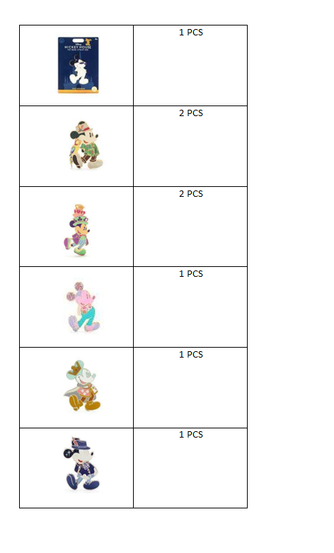Disney Toy Box - 120 PCS